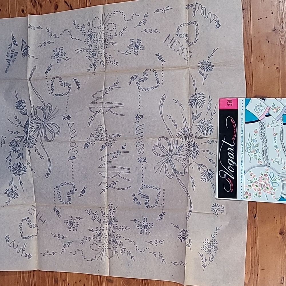 Set of 5 Original Vogart Transfer Patterns - Picture 8 of 12